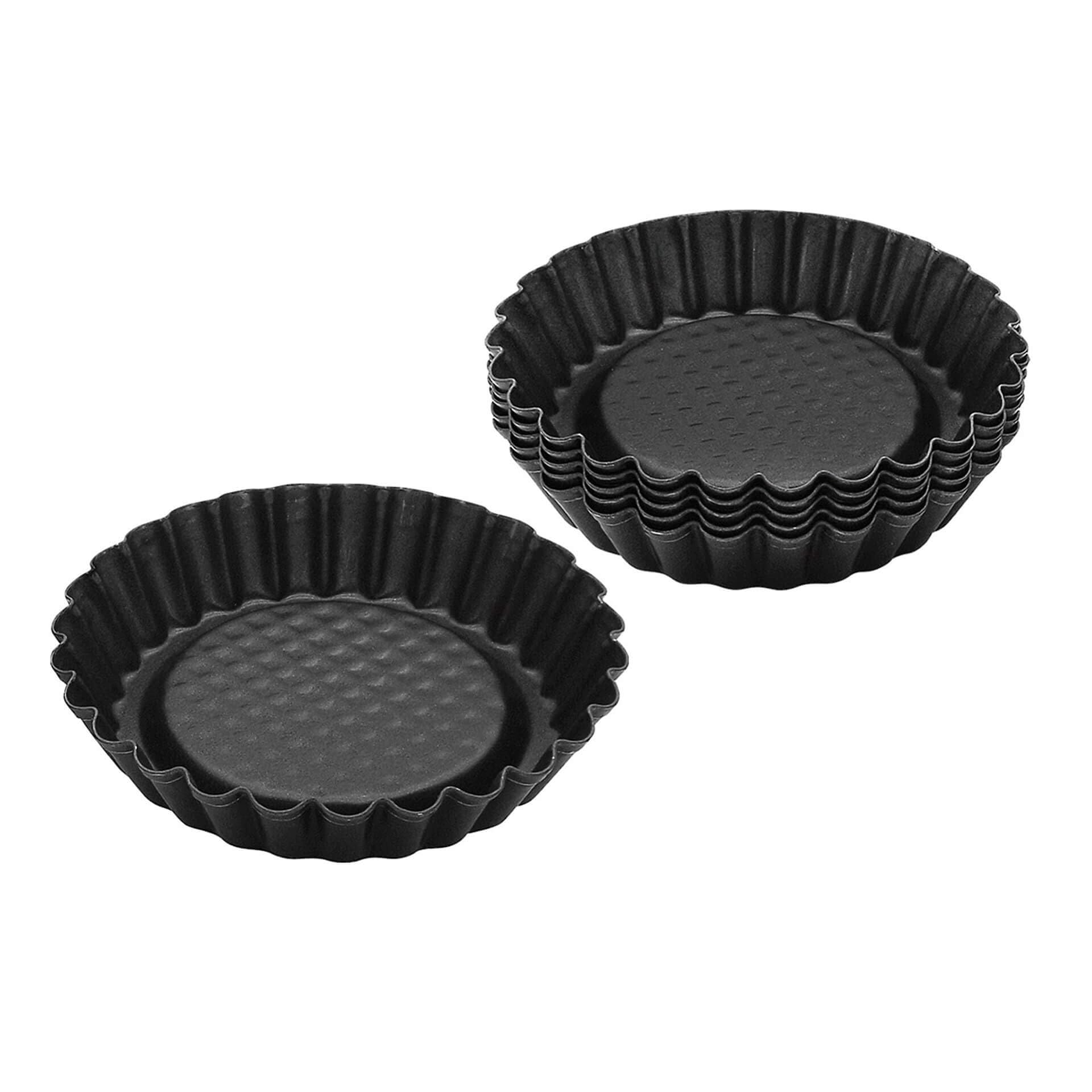 Teglia Forno 0.4mm Stampo Crostata Zanetti 28cm - Carbon Steel Antiaderente Nero Teglia Per Crostata