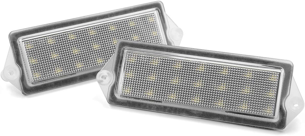 NJSBYL 2/Pcs H2 LED License Plate Lamp for 2003 2004 2005 2006 2007 H2 Rear Xenon White LED License Plate Lights