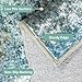 BEIMO Area Rugs 8x10 Machine Washable Area Rug for Bedroom Living Room Dining Room, Large Modern Abstract Soft Rugs, Indoor Low Pile Carpet with Non Slip Rubber Backing, Abstract Blue Green