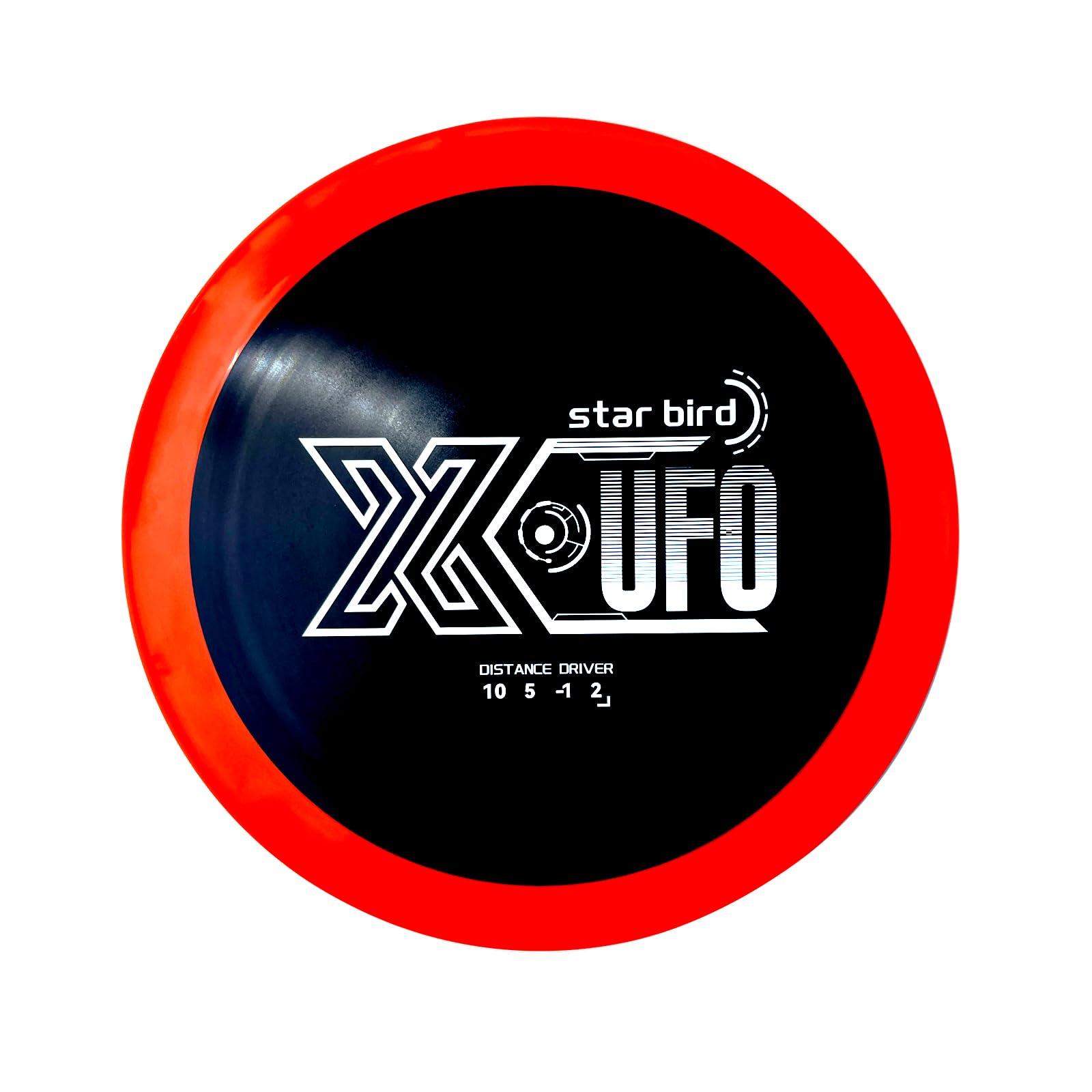 X-UFO Star Bird Distance Driver - Innovative Design, Durable Eco-Friendly Construction, Ideal for All Disc Golf Courses and Competitions, PDGA Approved