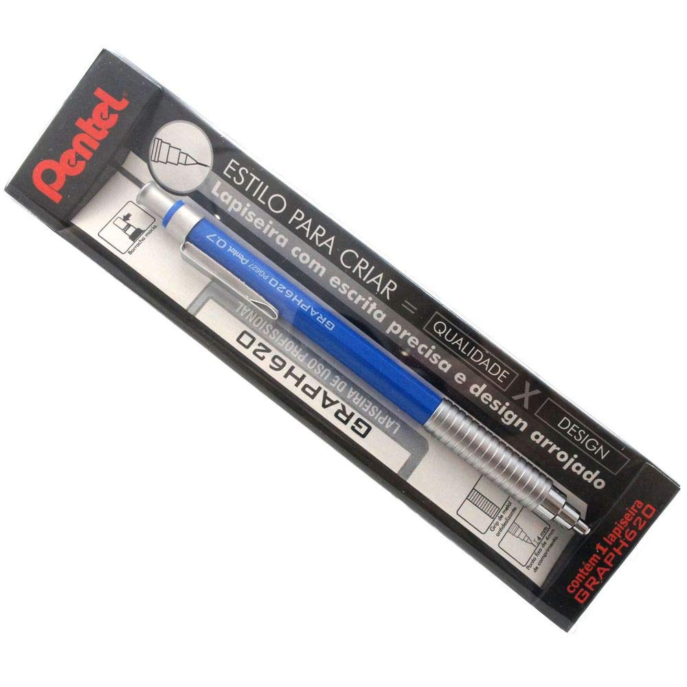 Lapiseira Graph620 0,7 mm Azul Ref.Pg627-C Pentel | Amazon.com.br