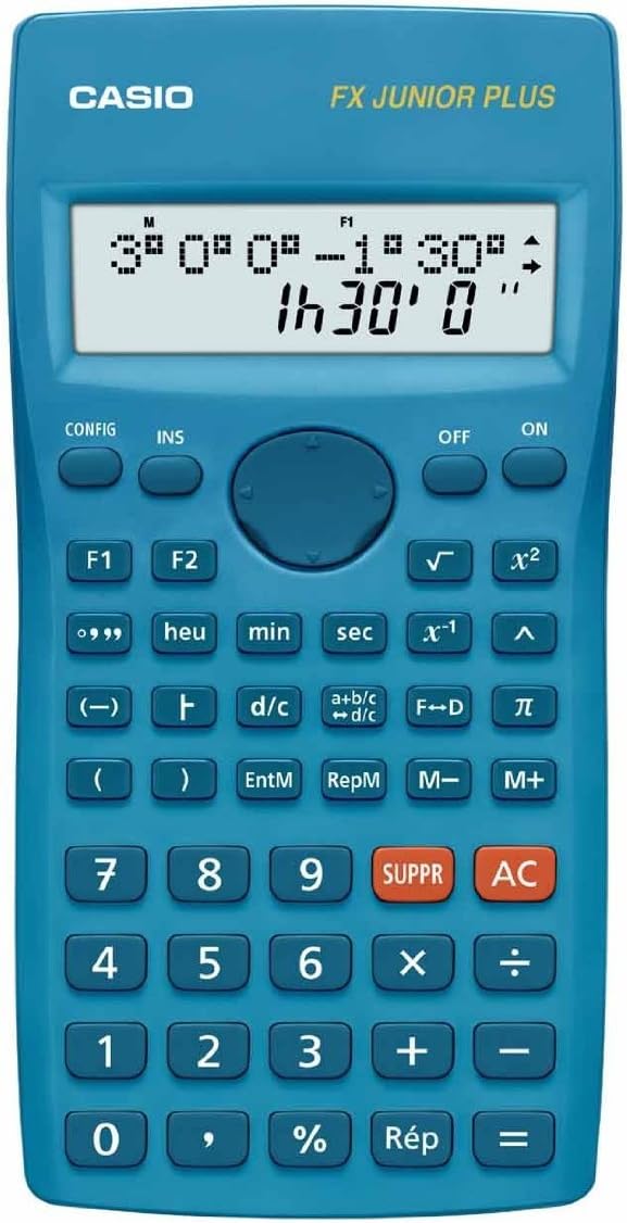 Casio FX Junior Plus School Calculator 2 Lines 15 Characters (French)