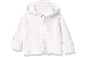 Snap-Front Hooded Baby Sweatshirt in Soft Organic Cotton