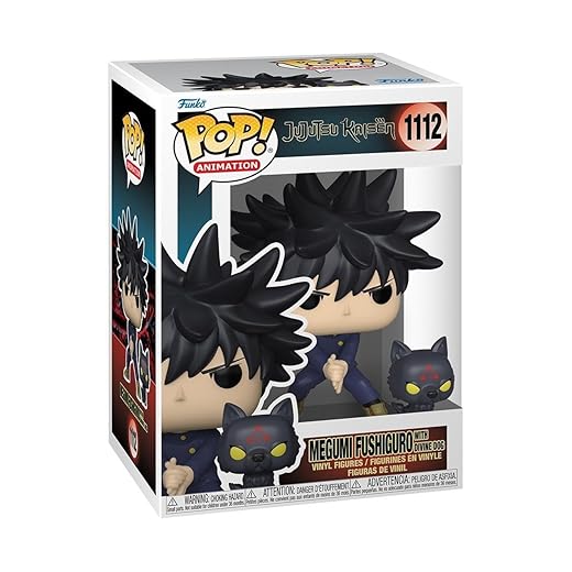 Funko Pop! &Amp; Buddy: Jujutsu Kaisen - Megumi With Dogs, Multicolor, 61360