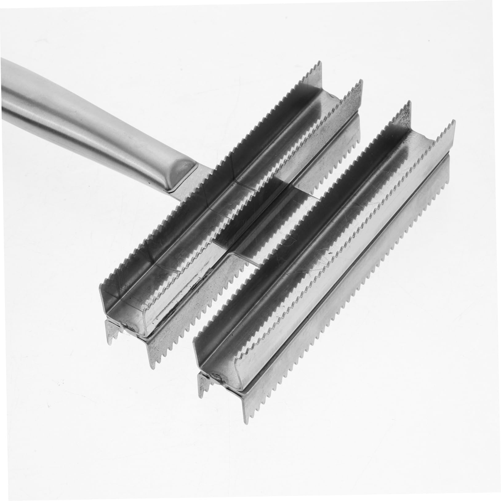 Pferdeputzbürste zum Entfernen von Schlamm, Edelstahl, Silber