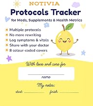 Notivia: Protocols Tracker for Meds, Supplements & Health Metrics (Lemon Cover)