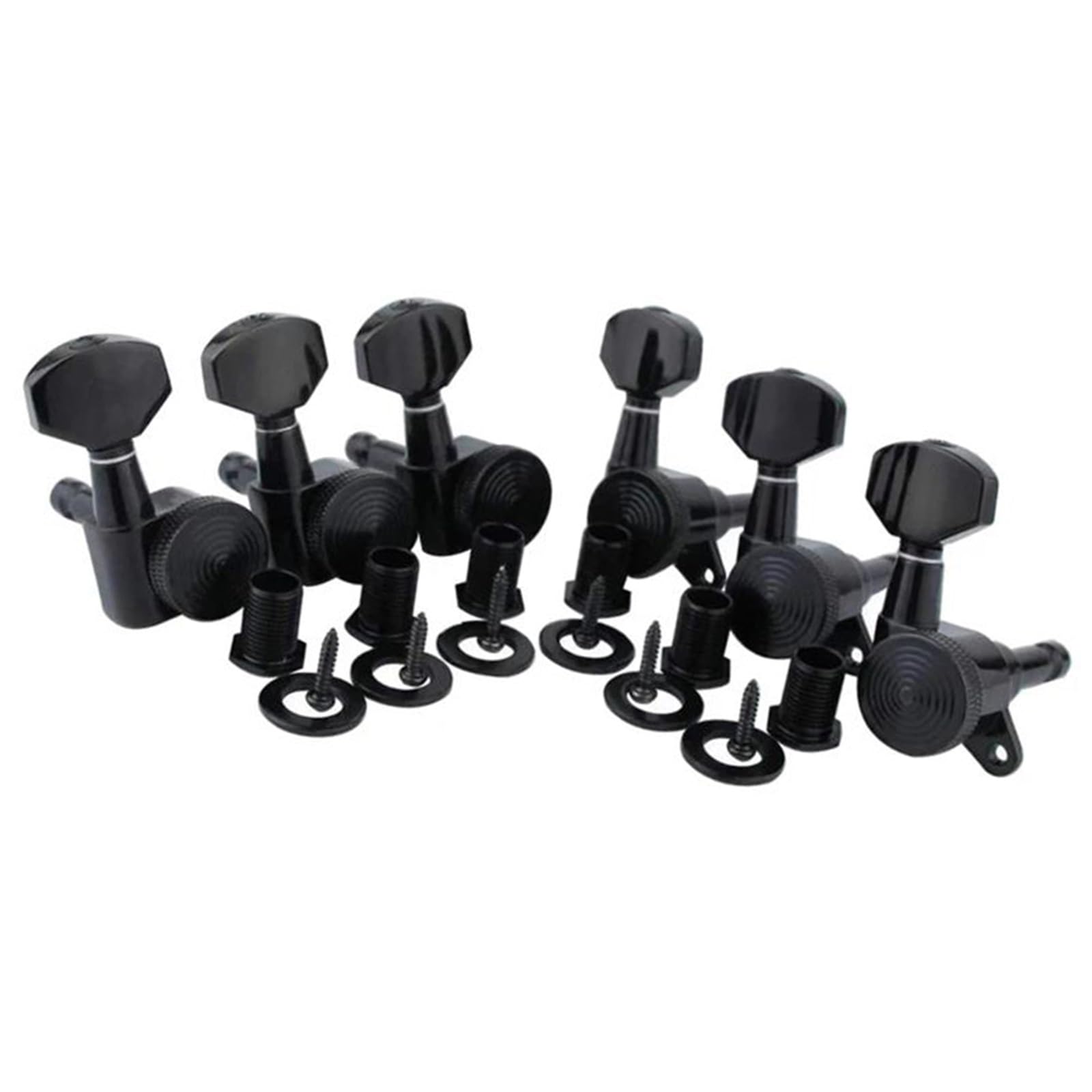 Clés D'accordage De Guitare Lot De 6 Mécaniques De Verrouillage 6R 6L Et 3R3L Pour Guitares Électriques De Style LP Et SG(6R)