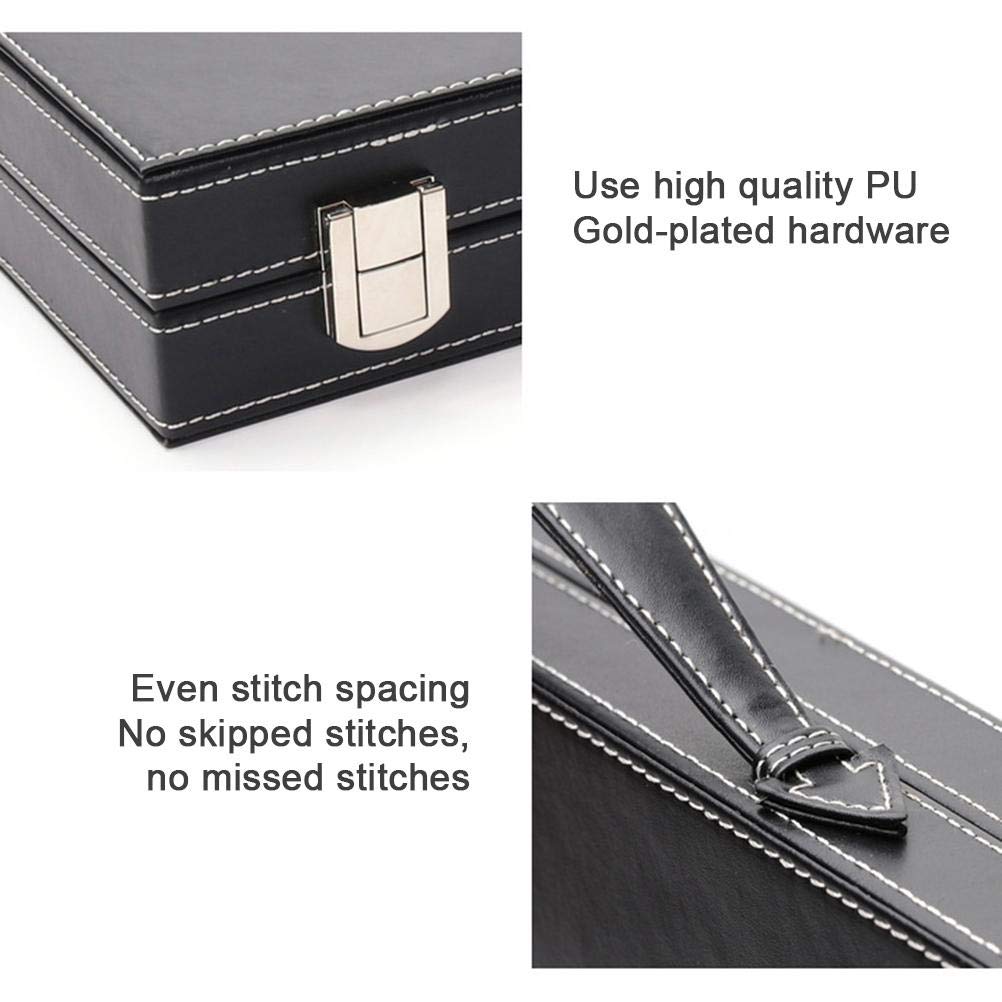 Hidyliu Juego de Backgammon Plegable para Diversión en Viajes, Juego de Mesa Clásico para Todas Las Edades, Construcción Duradera de Cuero PU, 38x23x5cm (Negro)
