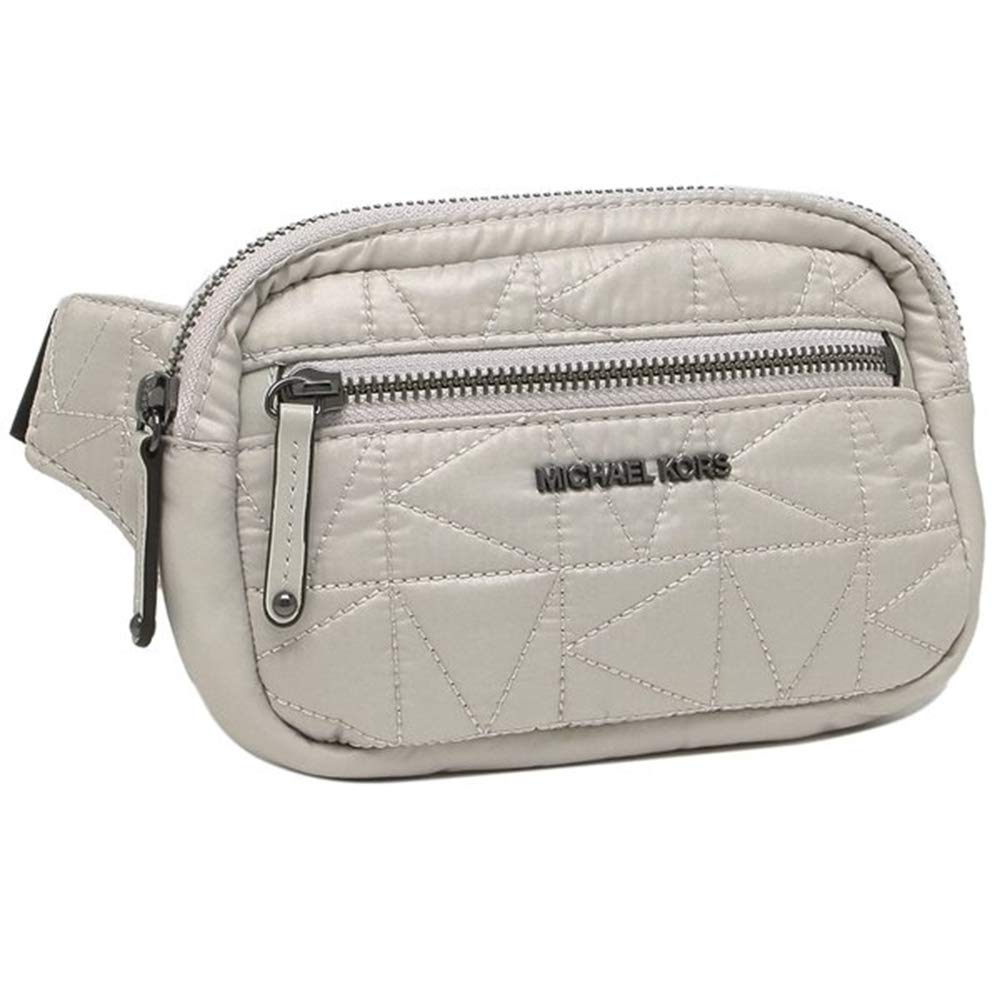 Michael Kors Women's Winnie Medium Quilted Belt Bag (Aluminum, One Size)