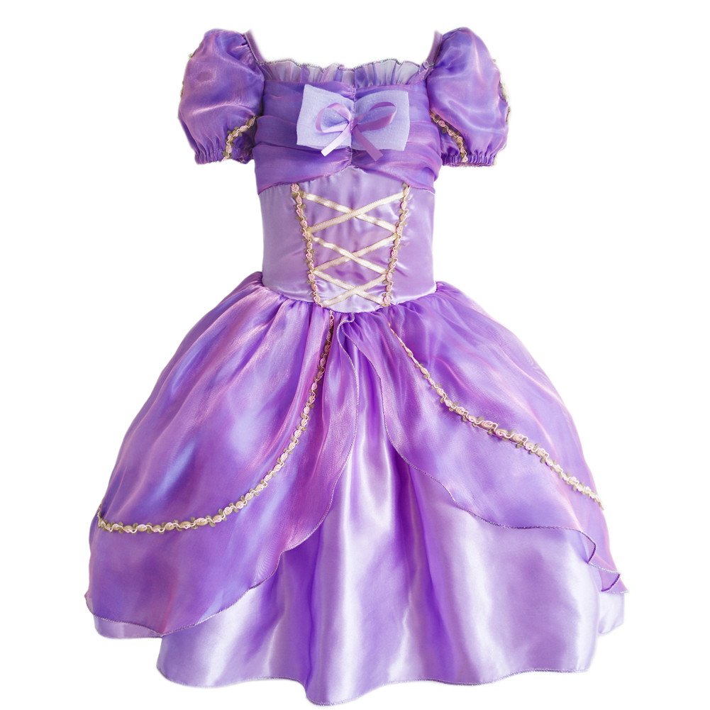 Baby Girl Princess Dress Cinderella Sofia Rapunzel Dress Up Little Girl