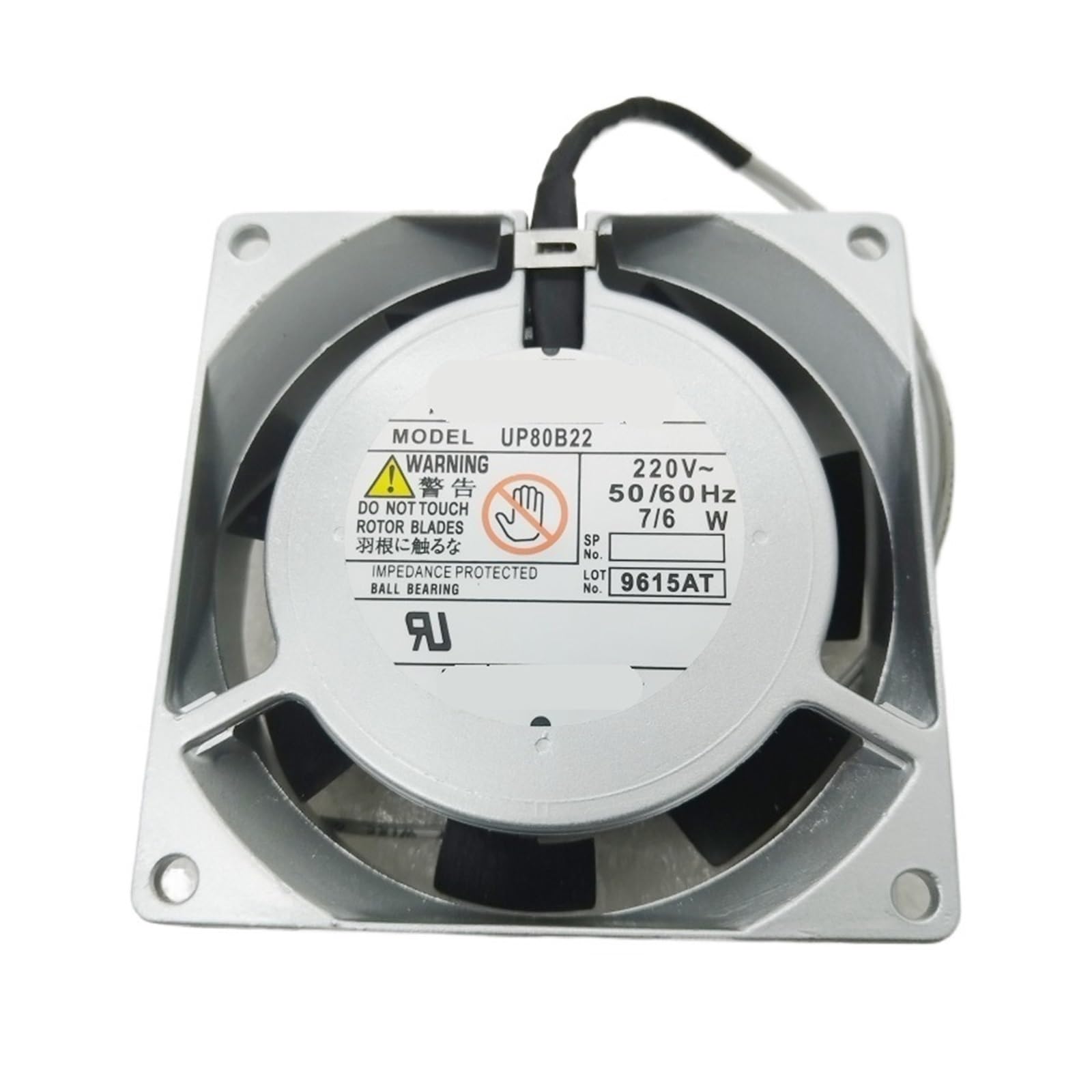 Lzikkgki One Color Up80b22 Ac 220V 7/6W 80X80x25mm 2-Wire Cooling Fan