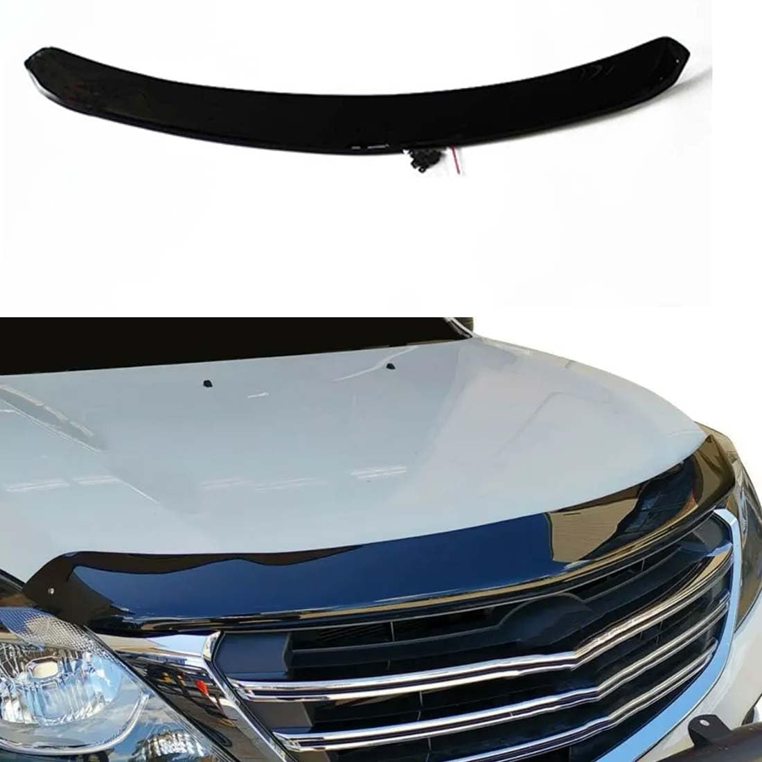 Déflecteurs de bonnet pour Mazda Bt50 finition sur mesure haute durabilité