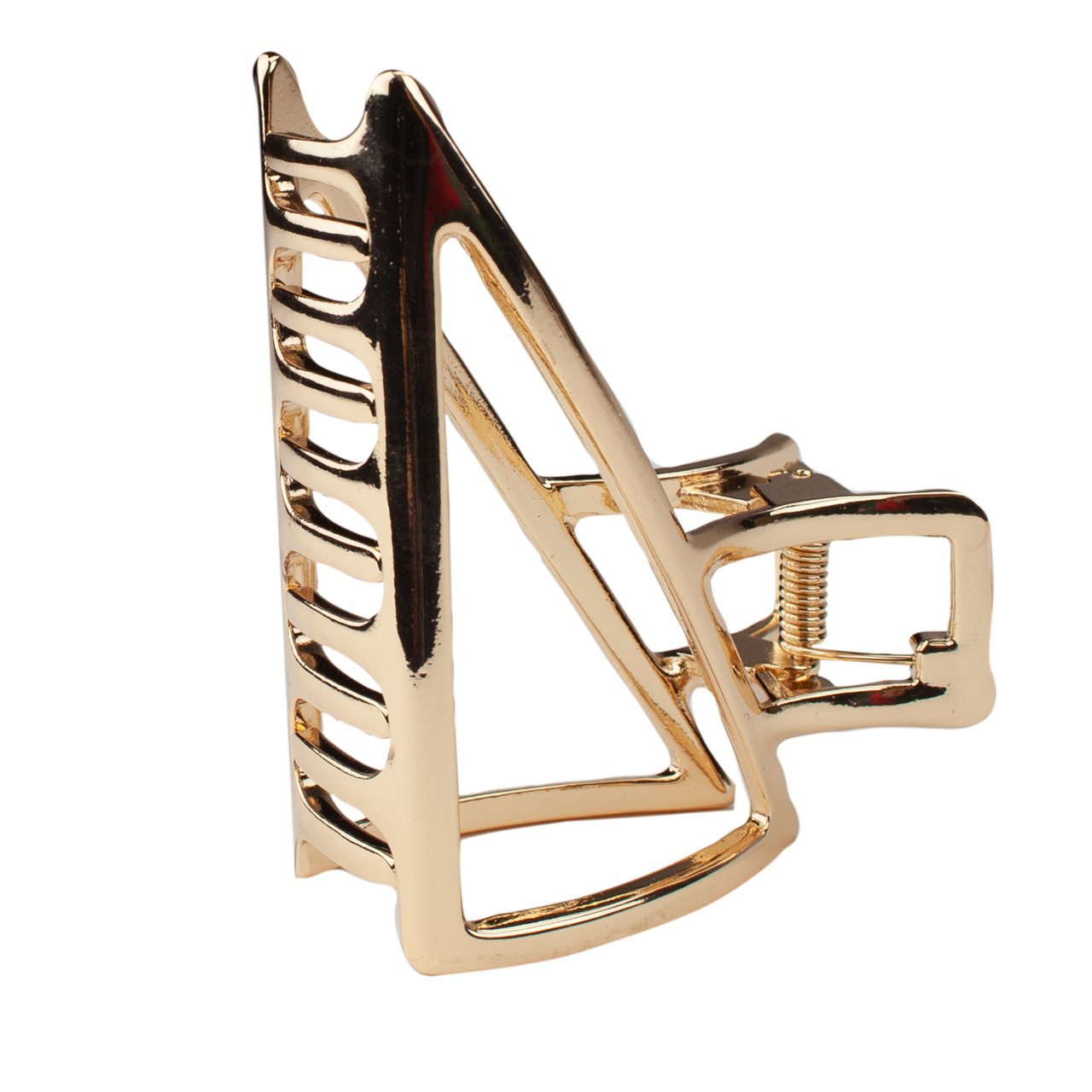 Kitsch Open Shape Triangle Claw Clips, Gold Gold Beauty