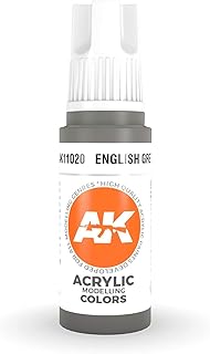 AK-Interactive 3rd Gen Acrylic English Grey 17ml 11020 - Model Building Paints and Tools # AK1020