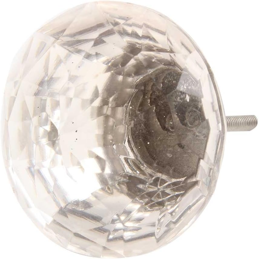 Indian Shelf 4 Piece Glass Chic Drawer Knobs Dresser Handles Cabinet Pulls Modern Hardware