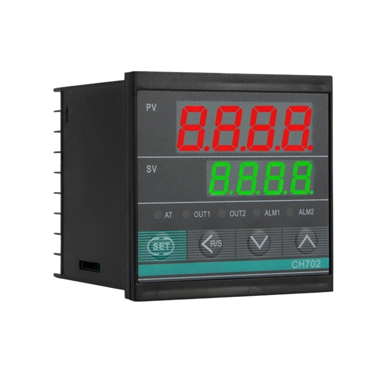 CH Series PID Temperature Controller, Universal K/E/J/PT100 Input, Dual SSR & Relay Output, AC220V, Intelligent Digital Thermostat 1pc(72x72mm)