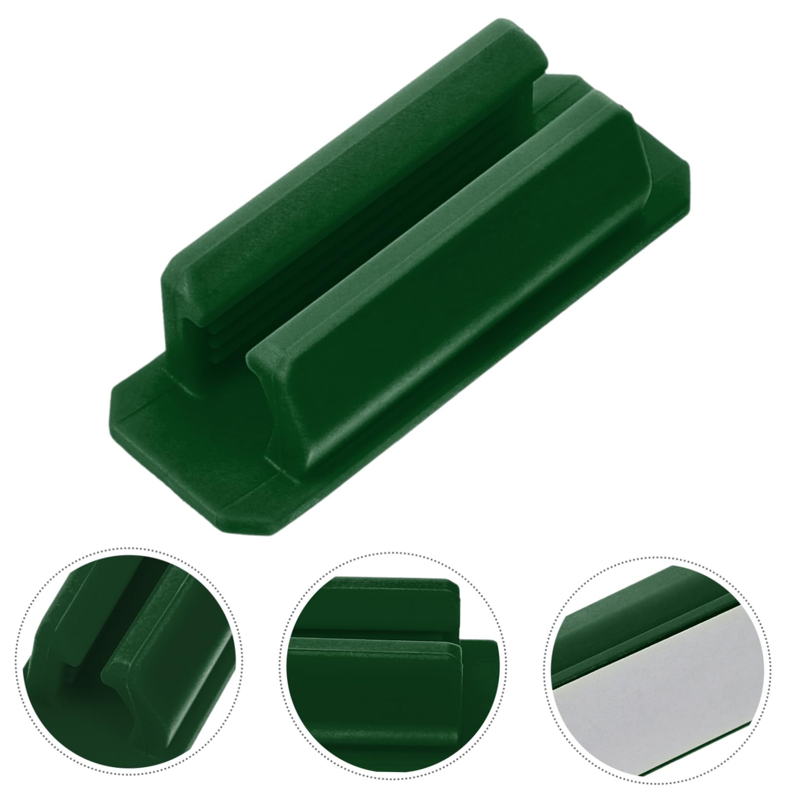 SHINEOFI 4 Sätze Stifthalter Whiteboard Selbstklebende Stiftclips Selbstklebende Haken Weiß Stiftklemme Schreibwaren Stiftbefestigungsclip Büro Bleistiftclip Green Kieselgel 10 Stück * 4