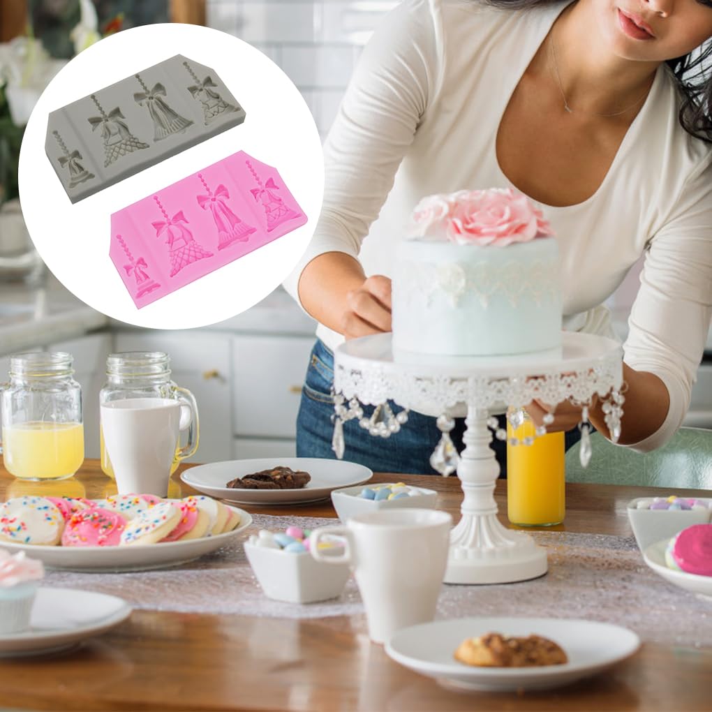 Juego de 10 moldes de silicona para tartas, moldes para magdalenas, galletas, moldes para hornear, bandeja de gelatina, mousse, resistente al calor, para hornear, cocina, bricolaje, gris