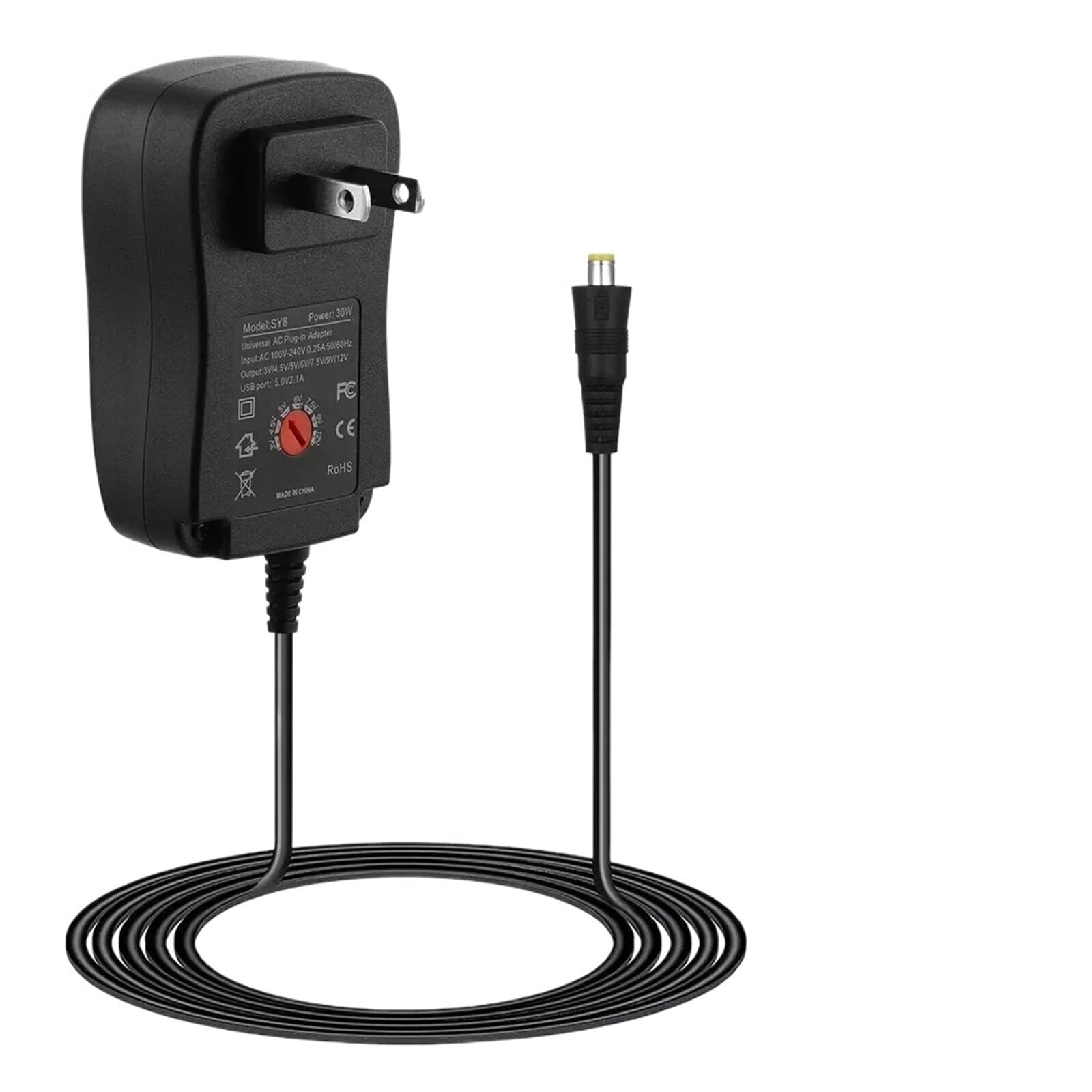 Adaptador De Corriente Voltaje Ajustable Suministro CA/CC | 30W(EU)
