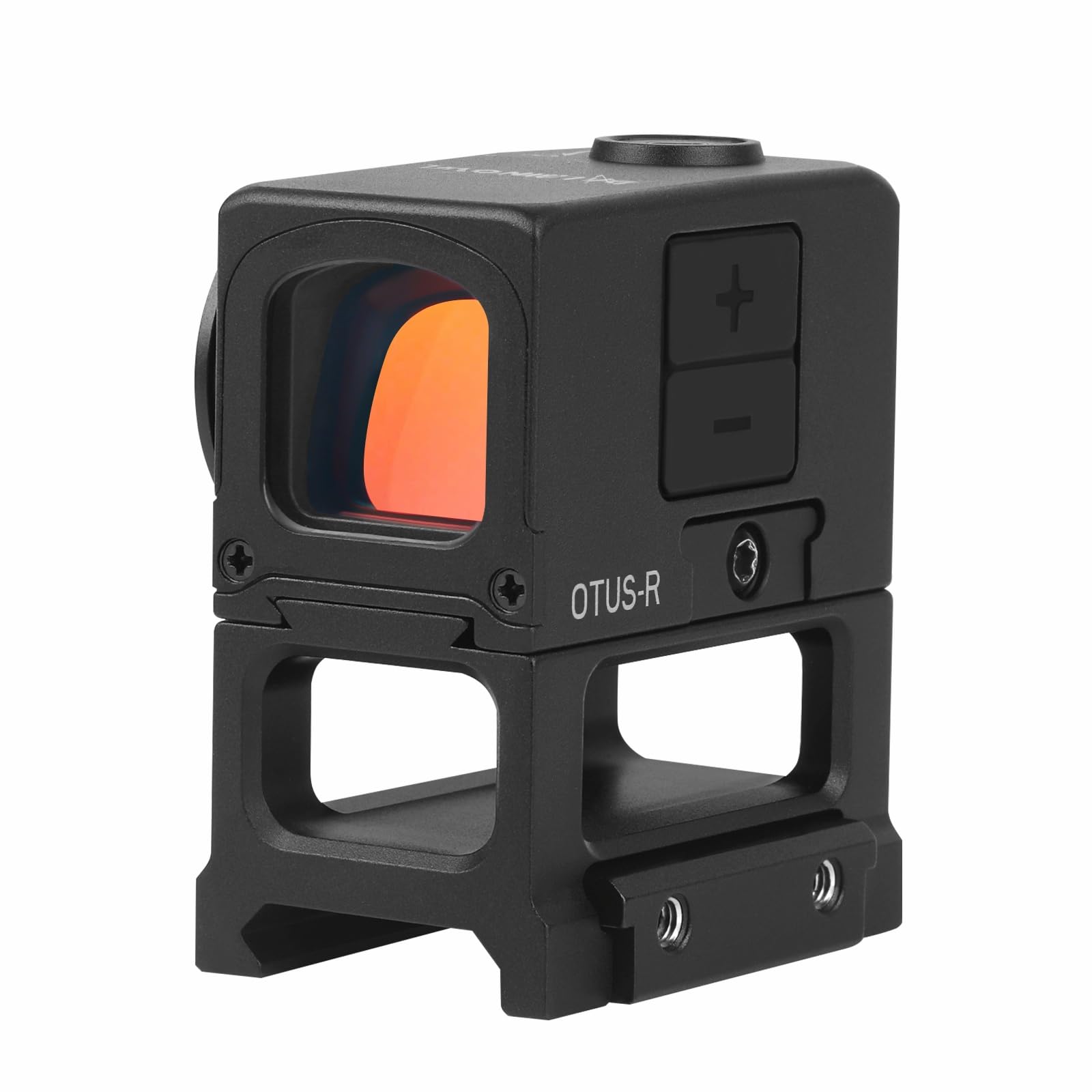 Enclosed Red/Green Dot Sights for ACRO Footprint - Motion Awake - 3 MOA Closed Emitter Reflex Sight - with Adapter Plates for RMR Footprint &amp; Glock MOS &amp; Picatinny Rails