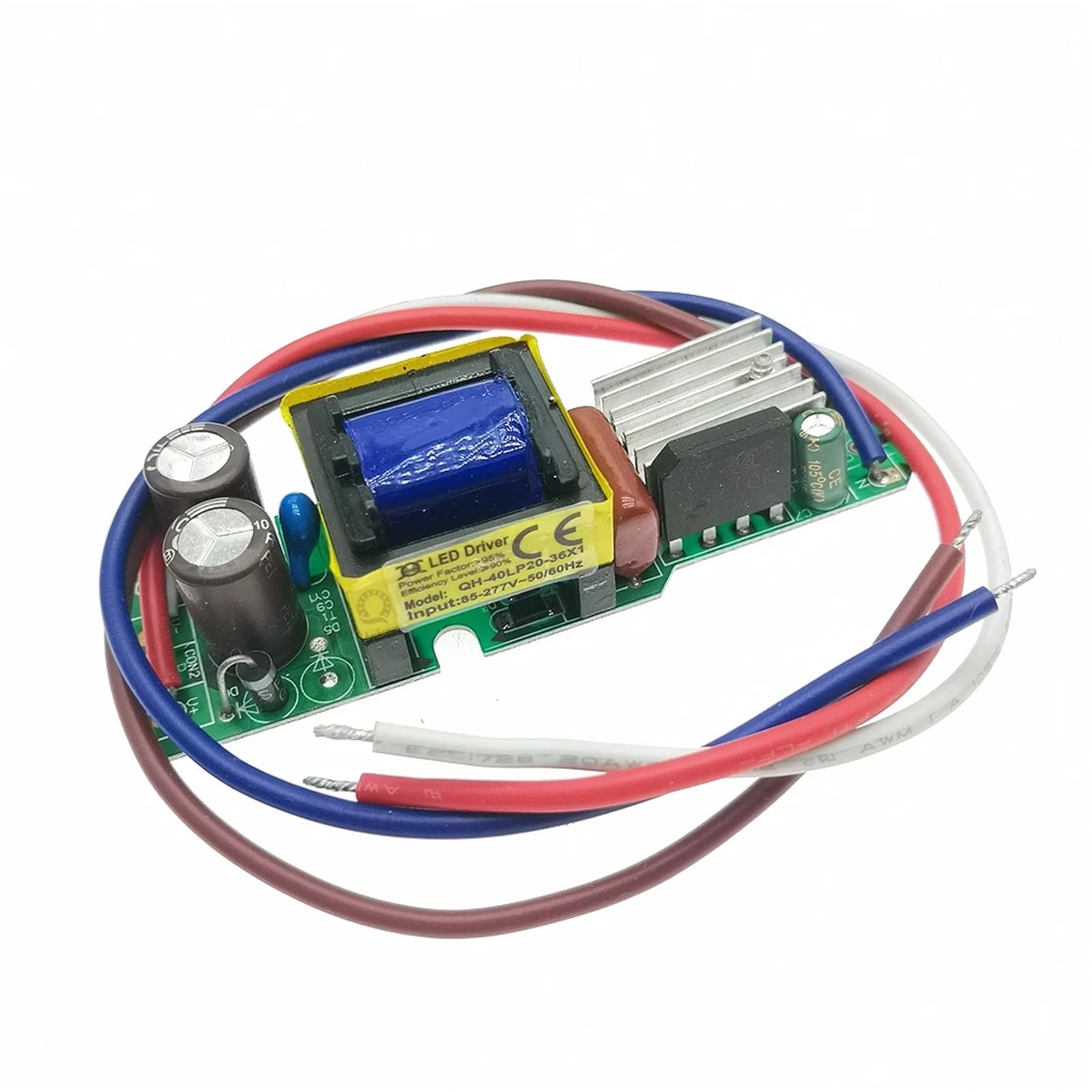 Transformador LED, Controlador LED de corriente constante bajo voltaje 300 mA for bombillas 1-5 W 6-10 7-20 20-36 1/5 piezas(-7-20x1W,5pcs)