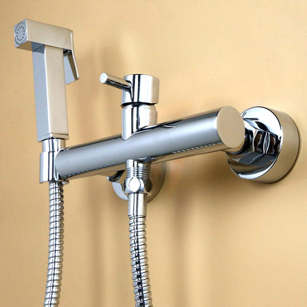 do higieny osobistej czyszczenie toalet ścierka do kąpieli dla zwierząt pieluchy mop basen - mały prysznic ciśnieniowy gorący i zimny drobny miedziany bidet toaleta toaleta zestaw pistoletów