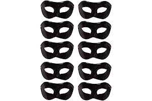 Plain Black Masquerade Mask