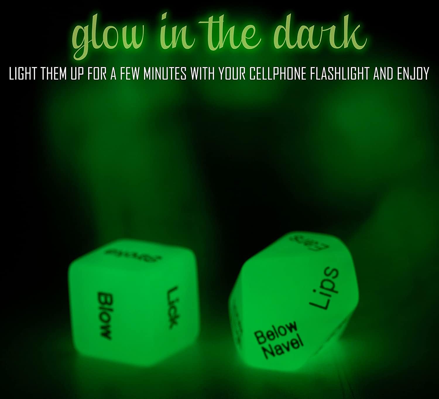 5 ̶𝙎̶𝙚̶̣𝙭̶ ̶𝙏̶σ̶𝙮̶𝙨̶ Dadi Verdi, Luce Verde, Regali Di Coppia, Dadi Da Gioco Per Eventi Di Famiglia, San Valentino, Martedì Grasso, Anniversario E Altri Eventi Festivi.