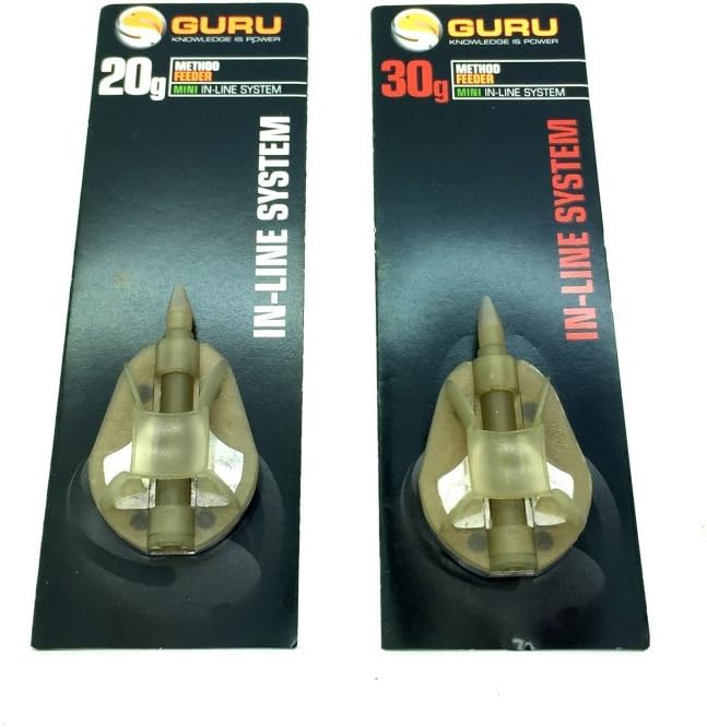 Guru Mini In-Line Method Feeder For Fishing: 30g