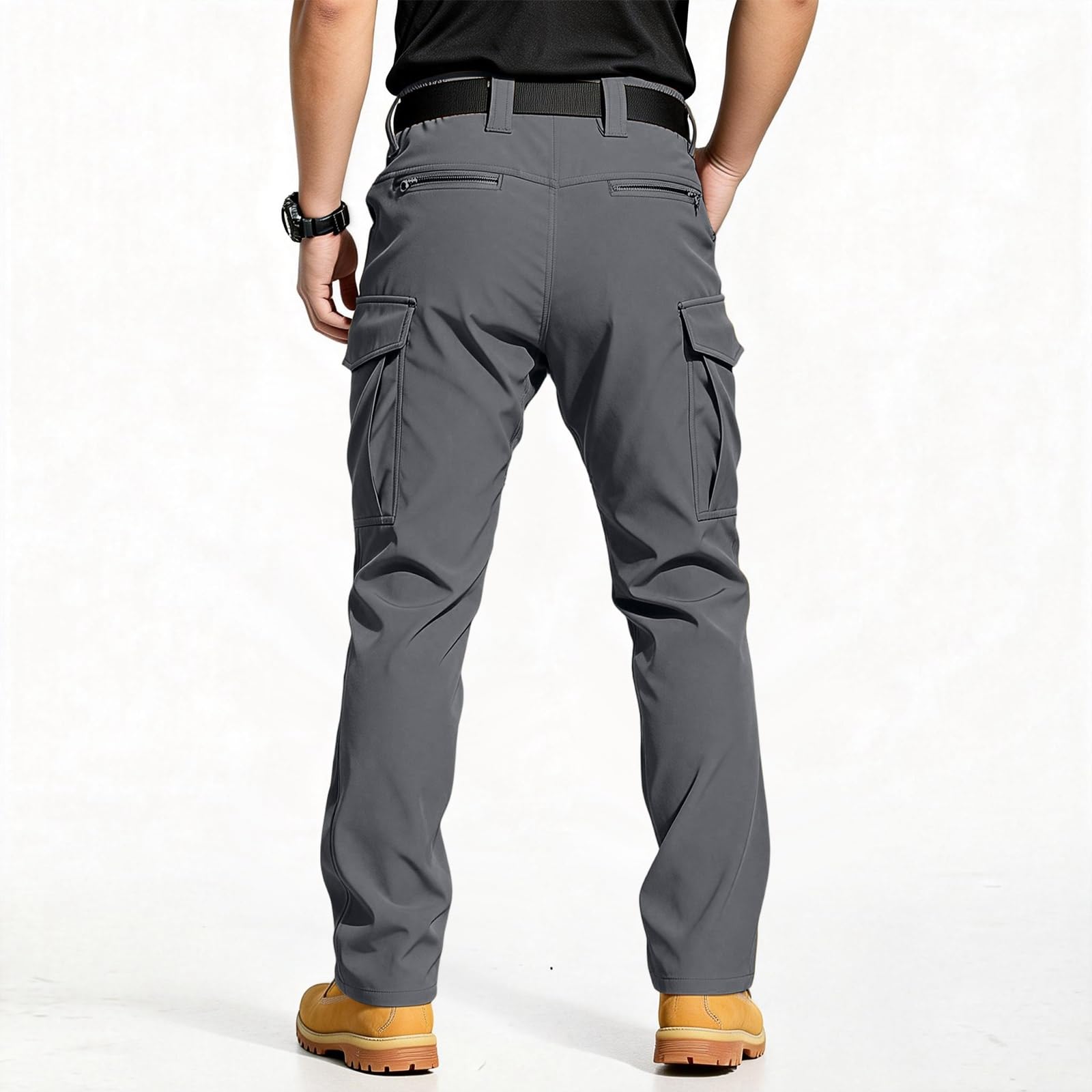 MOKBAY Pantalon Cargo Homme D'été Classique Décontracté Ete Chantier Pantalon De Travail Homme Militaire Regular Treillis Bucheron Pants