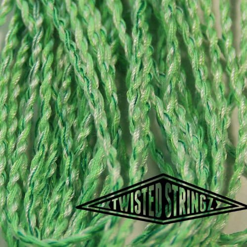 Twisted Stringz Nylon and Polyester Blend Yo-Yo Strings - Type A1 - 10 Pack LIME