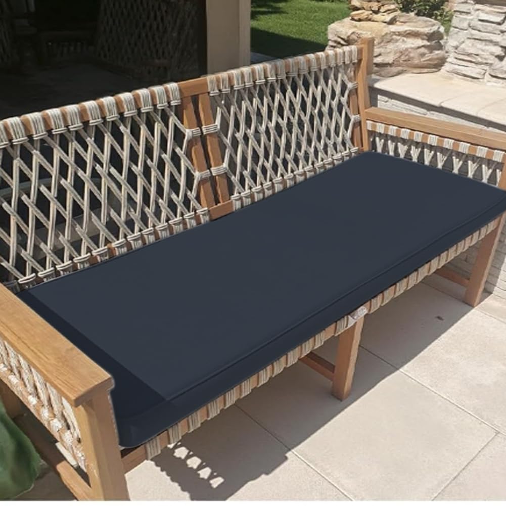 Coussin de banc amovible 150x60 cm fini le mobilier de jardin dur