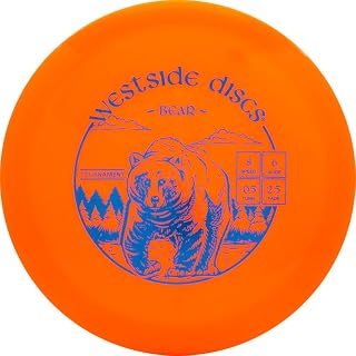 Westside Discs Tournament Bear Disc Golf Fairway Driver | Neutral to Stable Fairway Driver with Control & Glide | Premium Tournament Plastic w/Enhanced Grip | 170-176g (Colors May Vary)