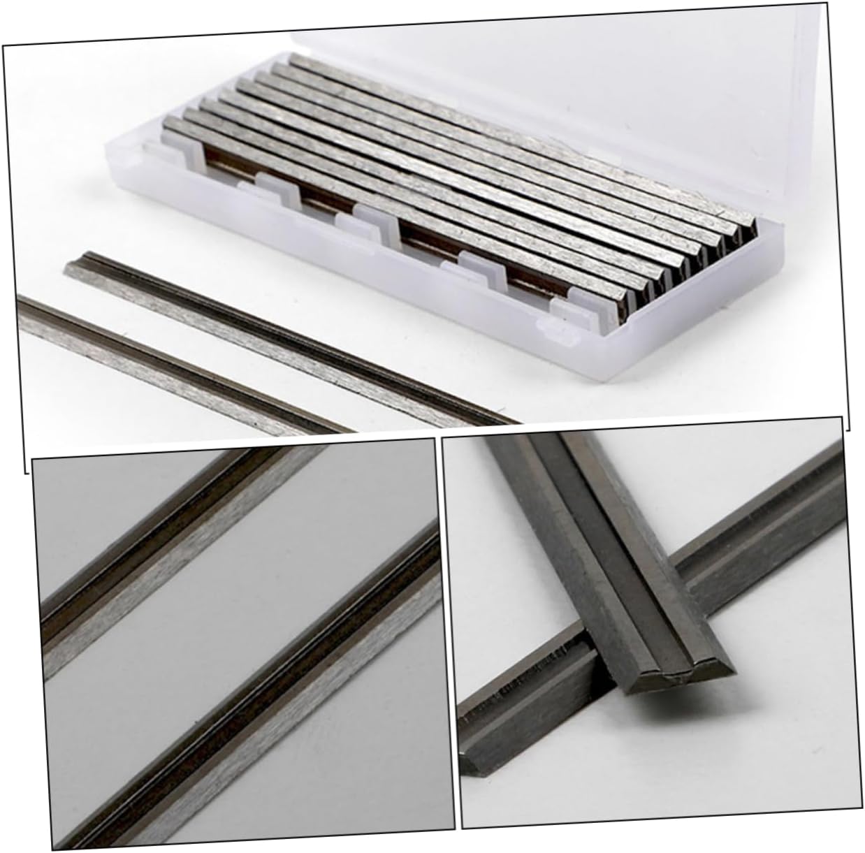 balacoo 5 Sets Replacement Planer Blades Hard Alloy Durable for Woodworking Multi-use Planer Blades Softwood Compatibility