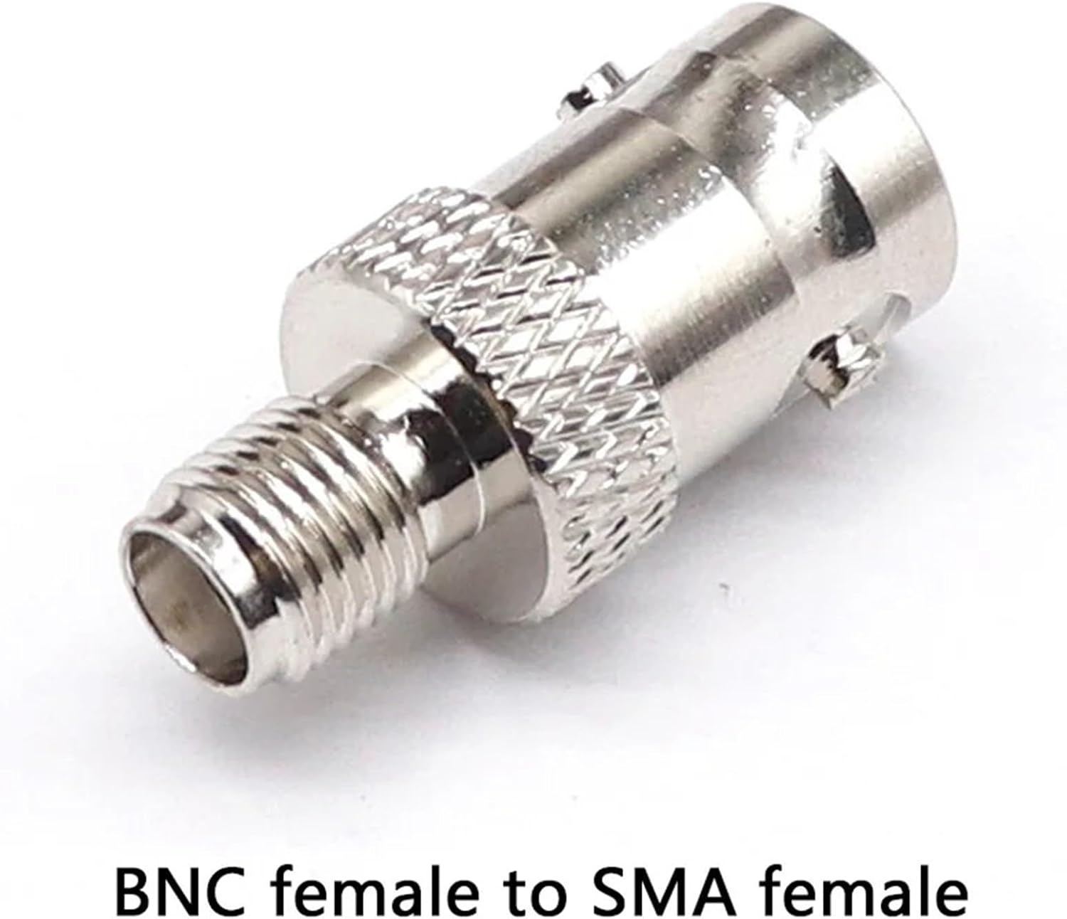 SMA Female to BNC Female Q9 Copper Nickel-Plated walkie-Talkie Hand Trolley car Antenna Adapter SMA/BNC-KK