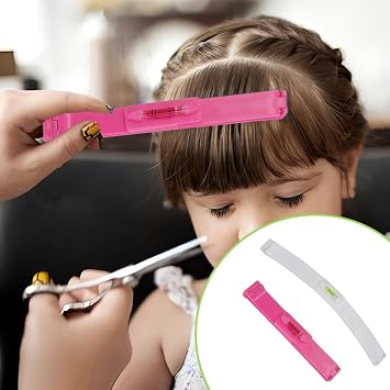 2 Pcs Hair Cutting Clip Tool, Professional DIY Hairpins for Layers, Bangs, Split Ends & Fringe, Accurate Home Styling Tool