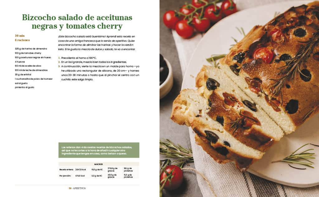 Cocina keto: 100 recetas tradicionales adaptadas a la dieta cetogénica (Cocina saludable)