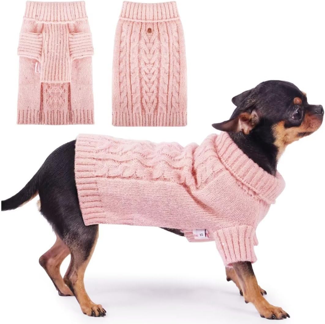 Frienperro Dog Sweater for Small Dogs, Puppy Sweater