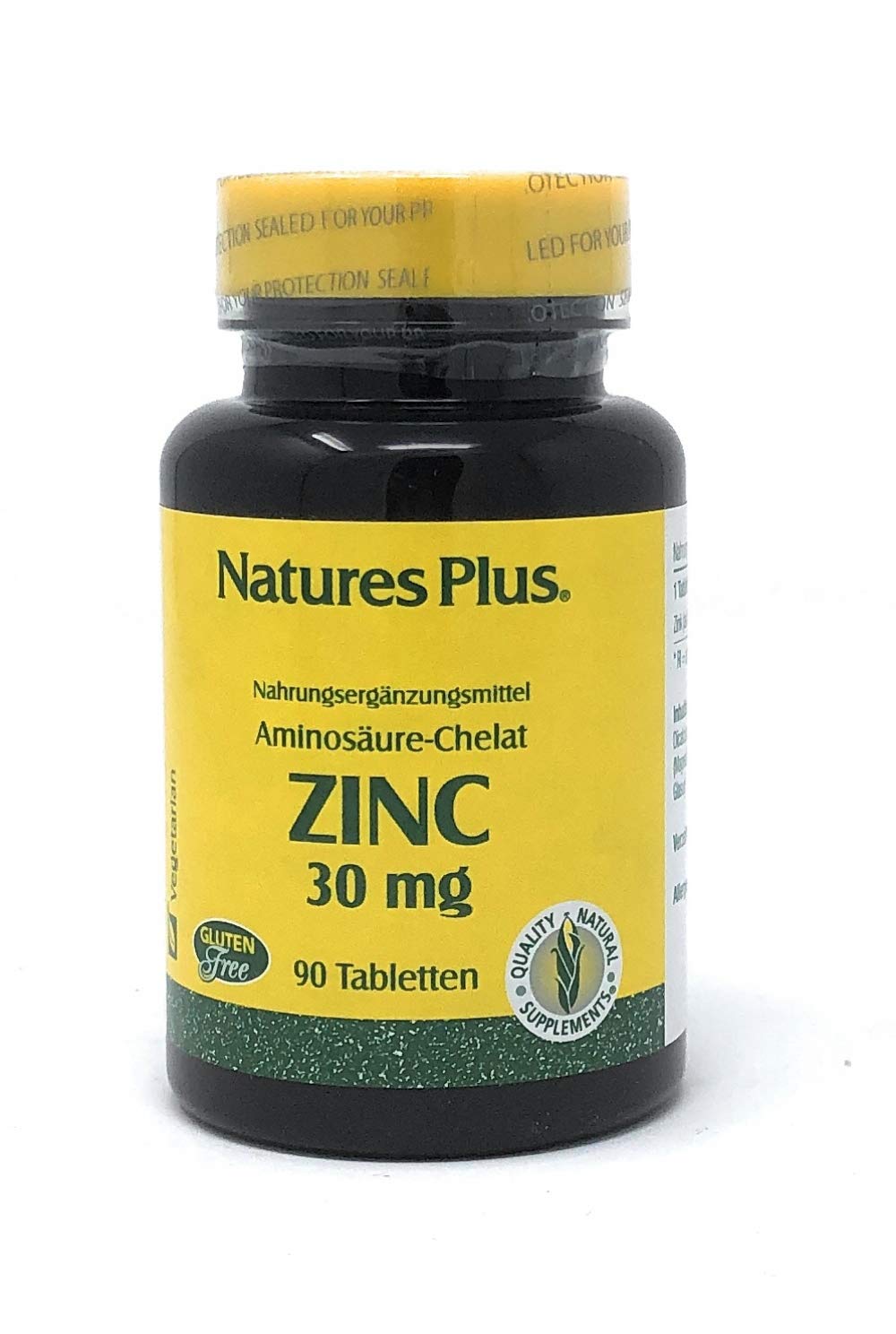 Nature's Plus Zinc Biotron Amino Acid Chelate 90 Tabs, 30 Mg