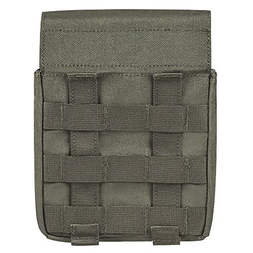 Molle Pouches For Tactical Backpack Belt Eva Foam Pad Plate 1000D Nylon Compact Water-Resistant Pouch 2 Pack Multicam Black #TOP2