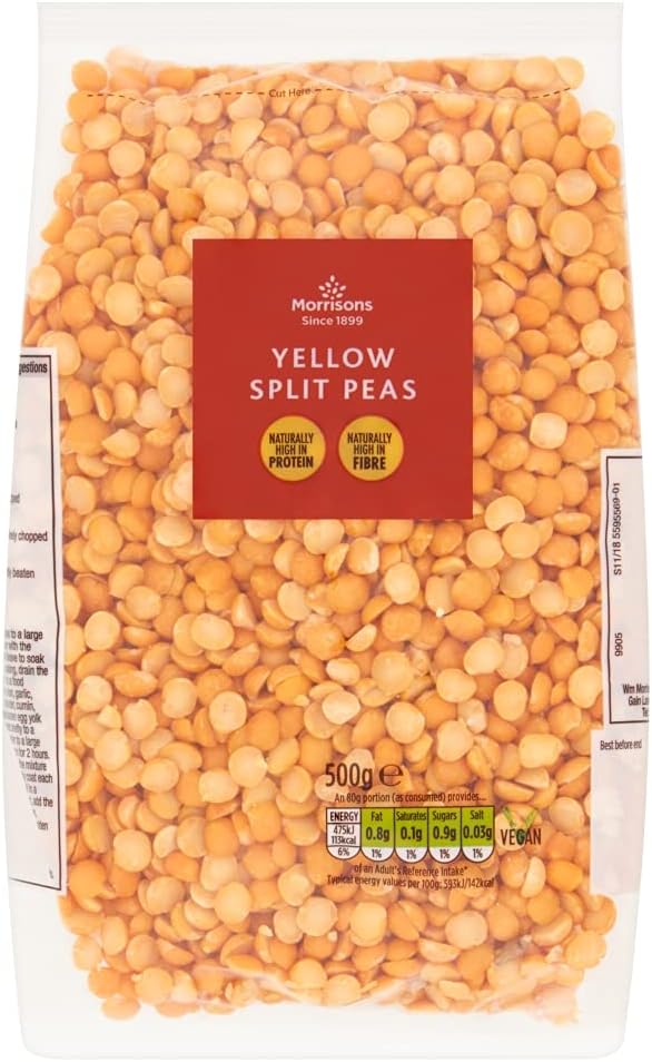 Morrisons Yellow Split Peas 500 g x 5 Amazon.co.uk Grocery