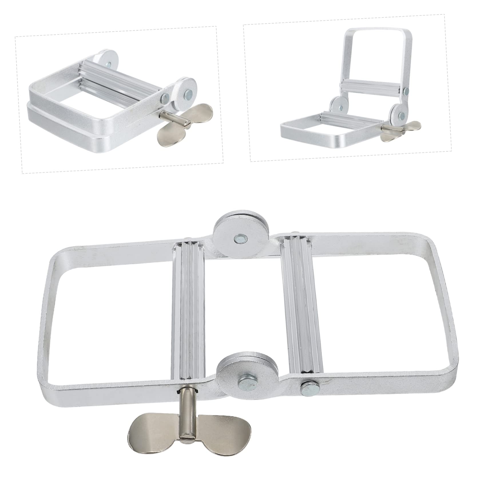 3 Stück Toothpaste Squeezer Metall Professioneller Tubenausdrücker für Zahnpasta und Kosmetik Vielseitig Einsetzbar für Haarfarbe Ölfarbe und Silber