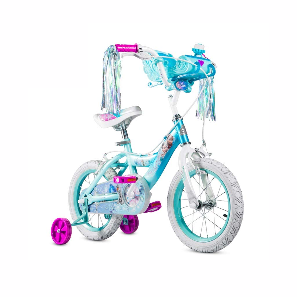 Bicicletas Infantiles Children's Bicycle Student Mountain Bike Girl Bicycle 12 Inch Cartoon Cute Toy Stroller Color : Blue, Size : 12inch(92cm20cm54cm)