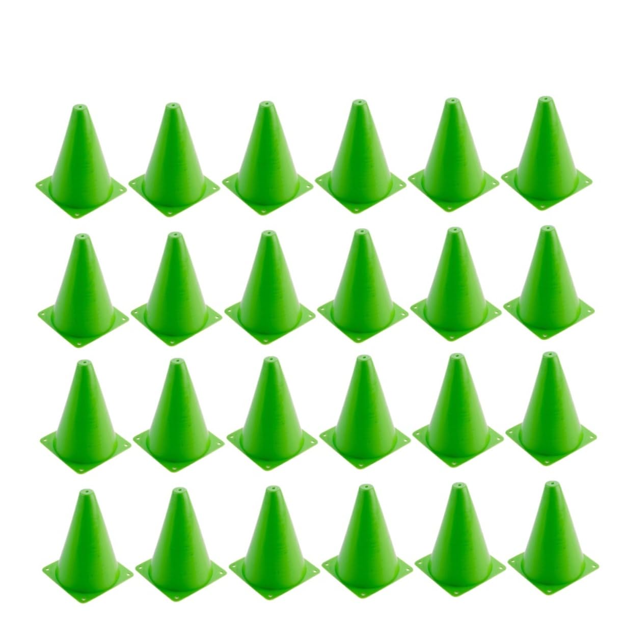 Toddmomy 24piezas Conos De Tráfico Conos De Entrenamiento Materiales Duraderos Fútbol y Deportes