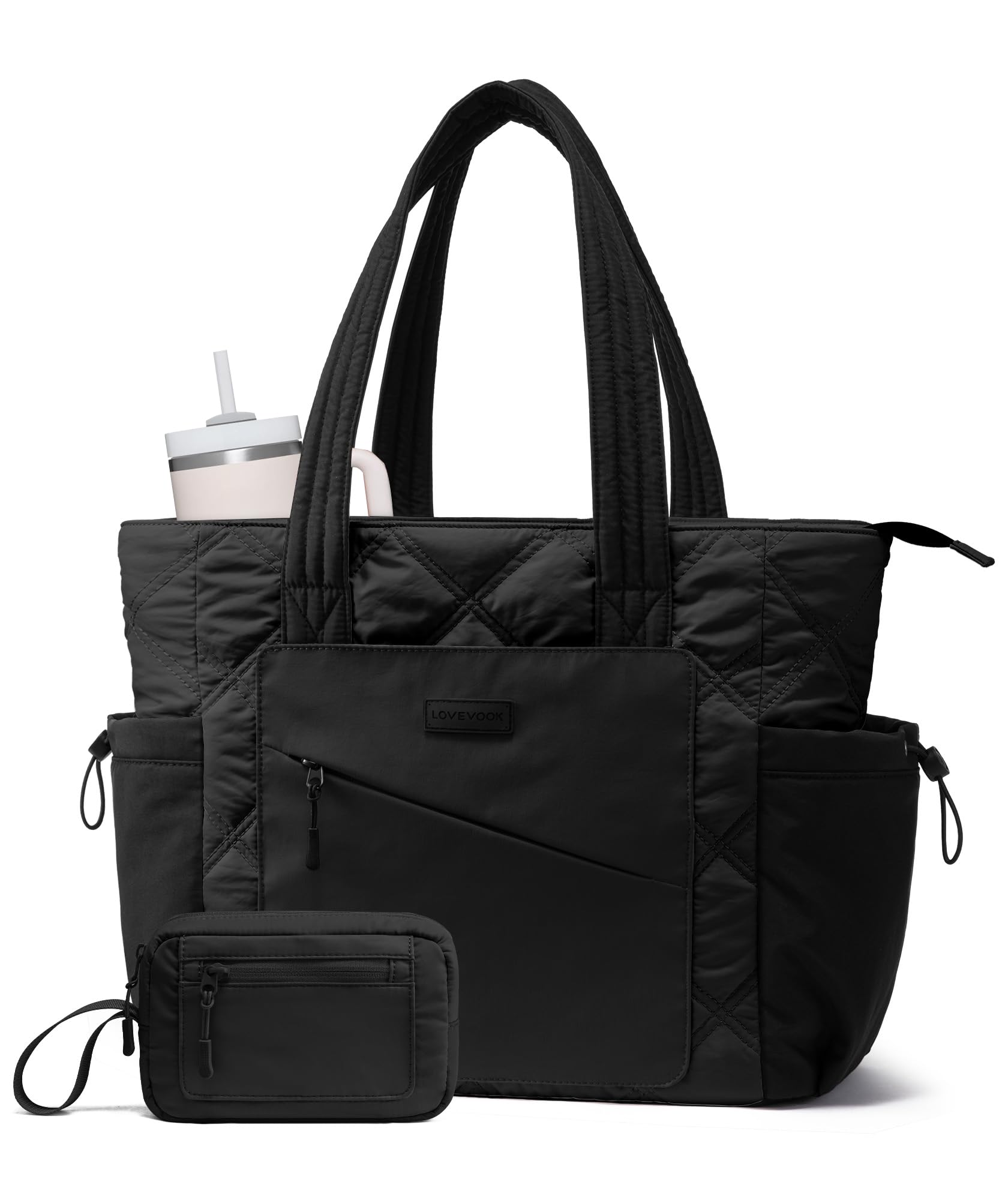 LOVEVOOK Shopper Tasche Damen Groß, Arbeitstasche Puffer Handtasche