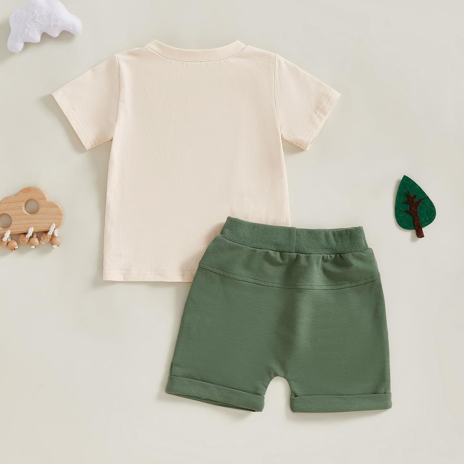 Baby Boy First Birthday Outfit One Happy Camper T-Shirt Top and Shorts Set 2Pcs Summer 1st Birthday Clothes - Image 5