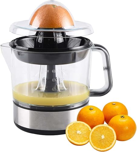 QYQCXGL Exprimidor eléctrico de cítricos, exprimidor de frutas de 45 W, adecuado para jugo de naranja recién exprimido, jugo de limón, jugo de
