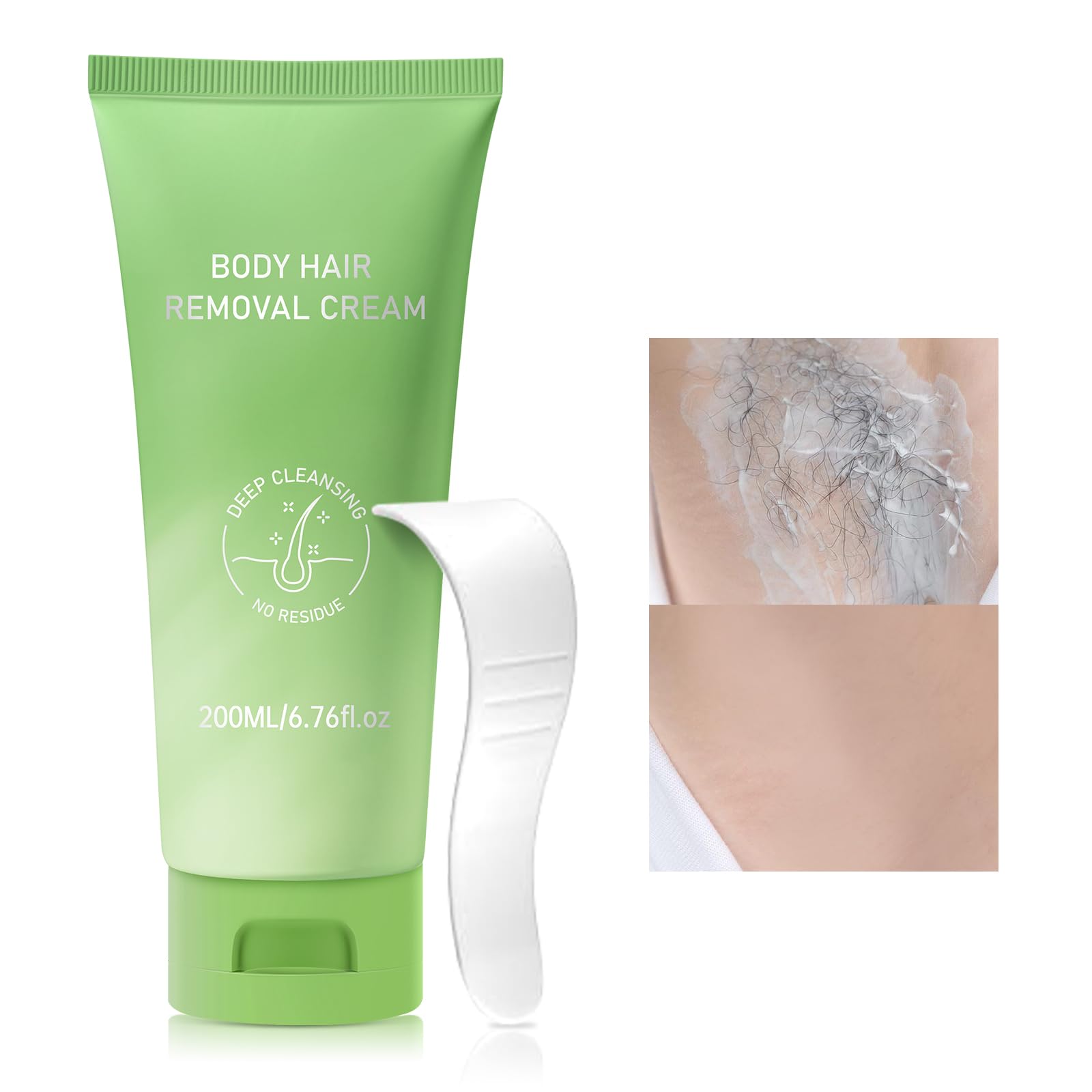 Hair Removal Cream For Women - Painless Body Hair Remover Sensitive Skin Hair Removal For Back Legs Fast