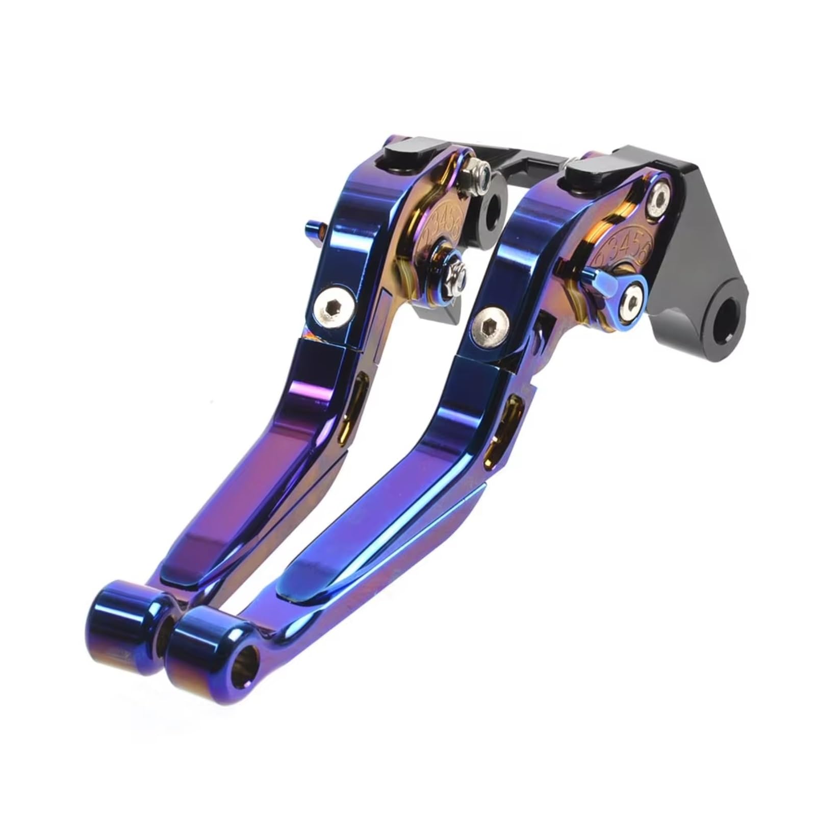 Leva Frizione Freno moto Compatibile Con Suzuki Per SFV650 Per Gladius 2009 2010 2011 2012 2013 2014 2015 Leva Freno Frizione Estensibile Pieghevole Regolabile Per Moto(Blue)
