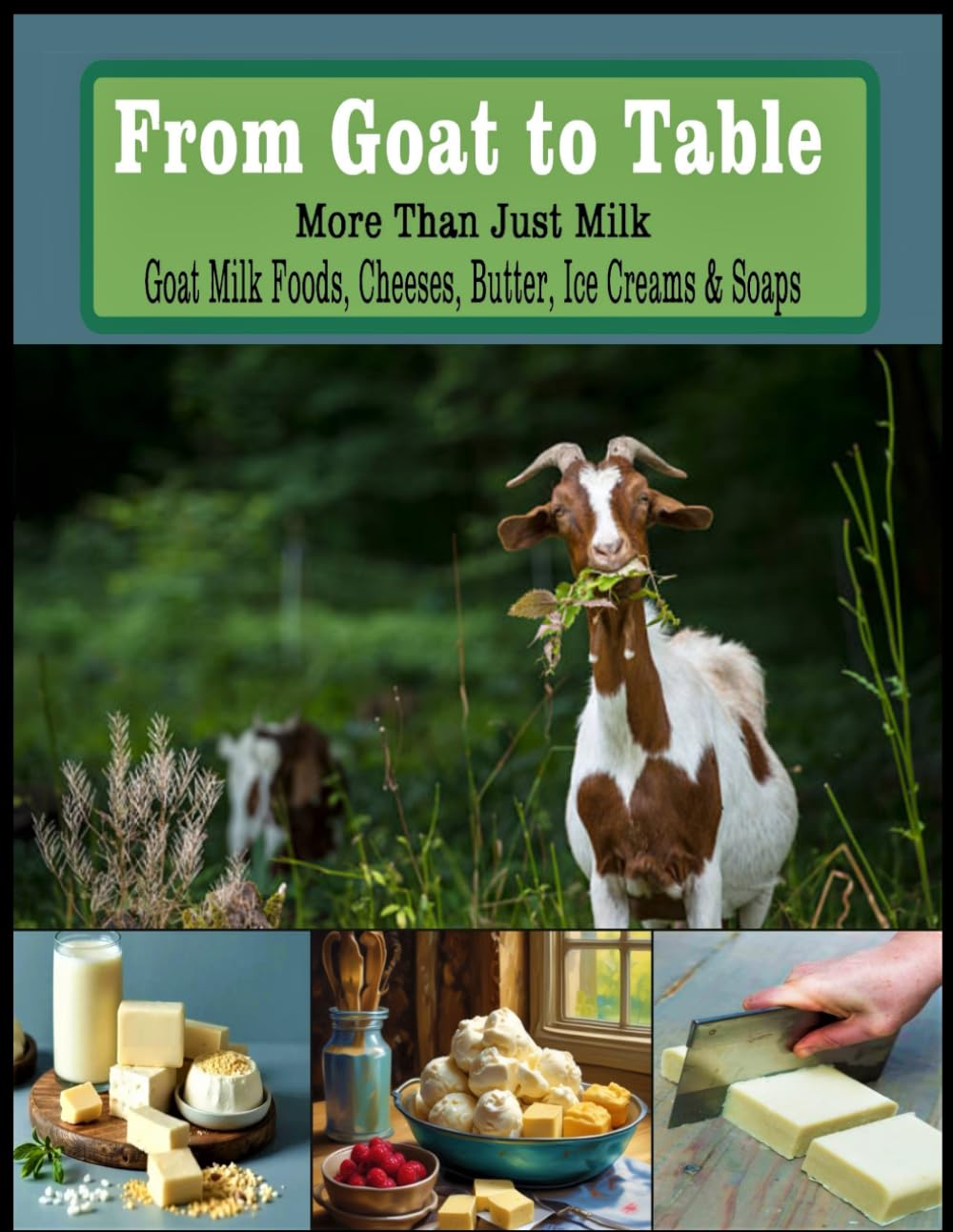 From Goat to Table More Than Just Milk Recipes For: Goat Milk Foods, Cheeses, Butter, Ice creams, and Soaps - Letter Size: 1 (The Ultimate Cookbook ... recipes that have stood the test of time.)